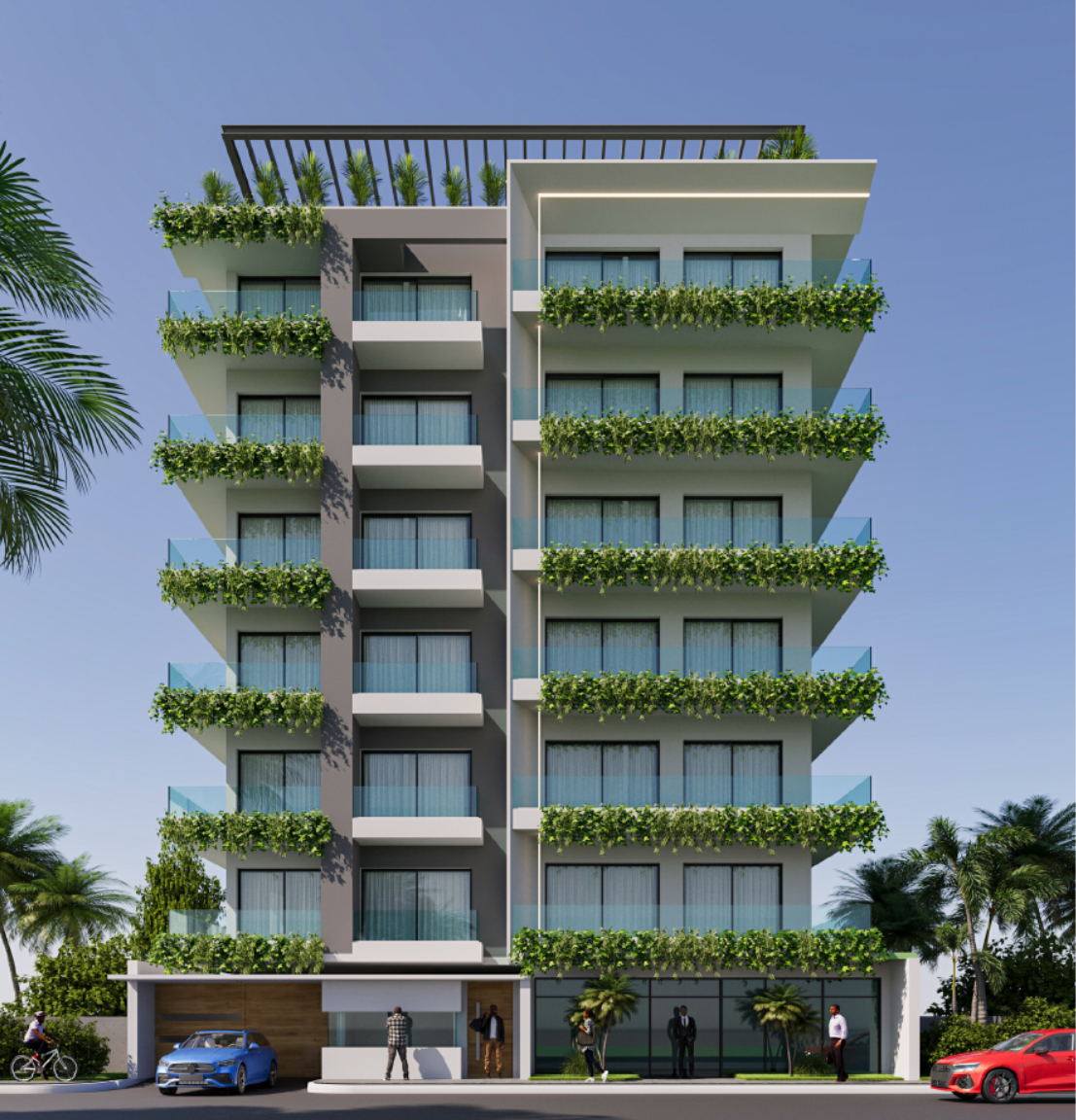 Les Élyséas facade render